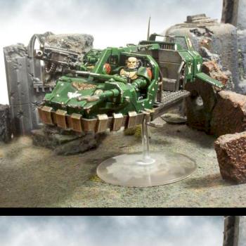 Dark Angel 3rd Company's Transport Land Speeder by Enzomadcap
