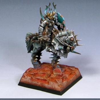 Mounted Chaos Lord by weisern