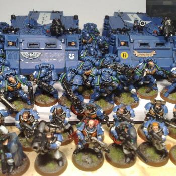 Ultramarines Troops by sidestreaker