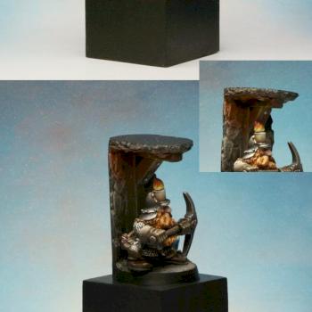 Dwarf miner - Mineur nain Bronze at GD Baltimore 2010 by Juan