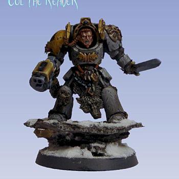 Space Wolf Wolf Lord with Storm Bolter & Power Sword - bigger pic by ColtheReaver