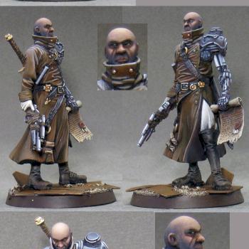 Damnation - Inquisitor, 54mm scale miniature by Lord Velard