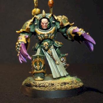 Chaos lord in terminator armour by WhiteRavenFactory