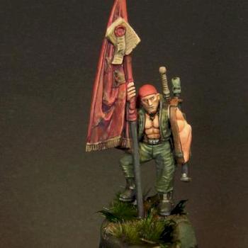 Catachan Standard Bearer by jarhead