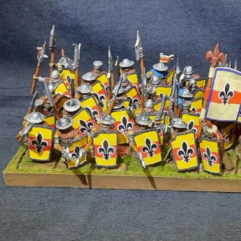 Bretonnian man-at-arms by AntonSh