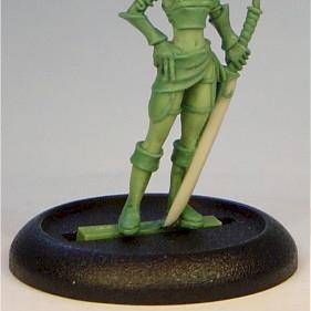 Female Elven Warrior by SJB
