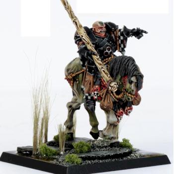 Nurgle Champion On Horseback by Minigrrrl