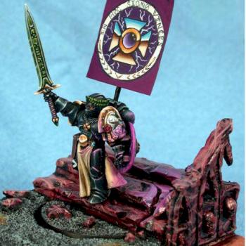 Black Templar Emperor's Champion by verzaniproductions