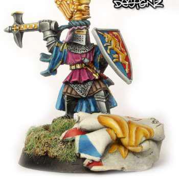 Bretonnian Grail Knight by Mahon