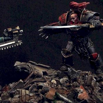 'For all you know is a heap of broken images' Abaddon & Loken by Lil'Legend Studio by lilloser