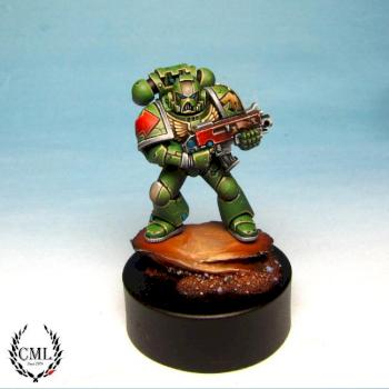 Dark Angels Space Marine by camelson