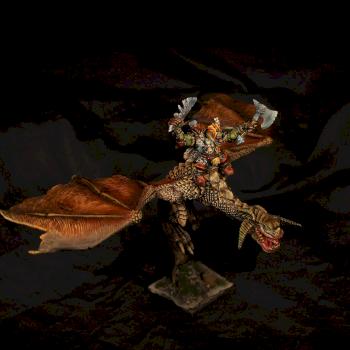 Orc Warboss on Wyvern by Gruumsh