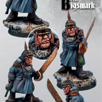 Otto von Bigsmark Prussian Ogre from Scibor Monstrous Miniatures by Scibor