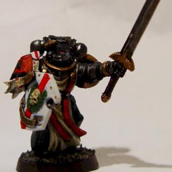 Black Templar Champion by cyphercodicer1983