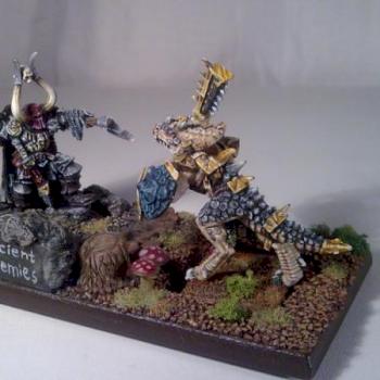 Duel Saurus Lord vs Chaos Lord 