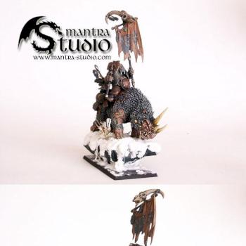 OGRE KINGDOMS Rhinox Rider by MantraStudio