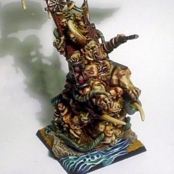 HERALD OF NURGLE ON PALANQUIN by WY ZNAWCA