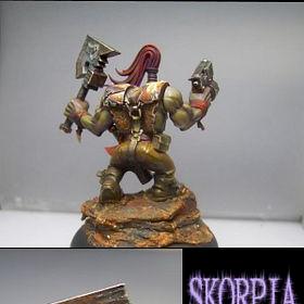 black reach ork boss by skorpia