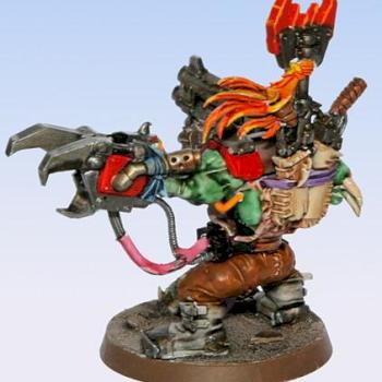 Ork Warboss back by HolyCrusader