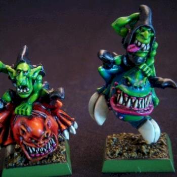 Night goblin squig hoppers by Brucechan
