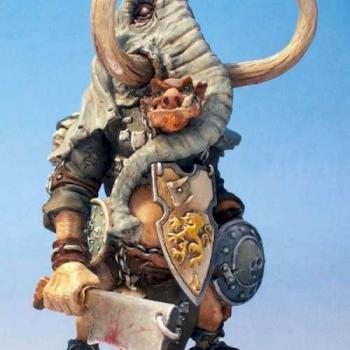 Ogre with elephant head by UnAutreLapin
