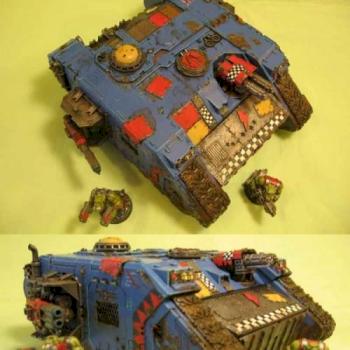 Orks Looted Land Rider by marcineczek0