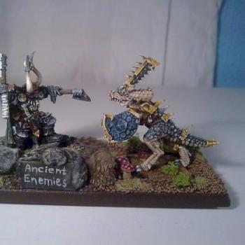 Duel Saurus Lord vs Chaos Lord 