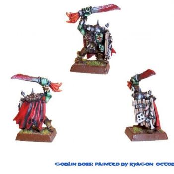 Goblin Boss with sword & shield by Ryagon