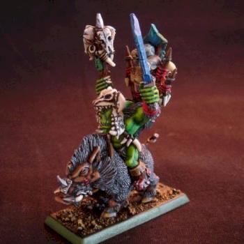 Orc Shaman on boar by Brucechan