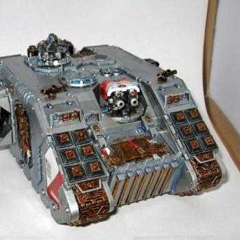 Land raider Chevaliers Gris by Abhorash
