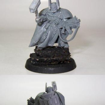 Space Marine Conversion Captain winged Helmet by primarchstudio