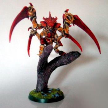 Tyranid Warrior (in a tree) by Unlikely