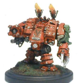 Faust, Blood Angels Dreadnaught by TheDeinonychus