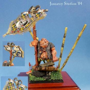 Ogre standard bearer by josearey