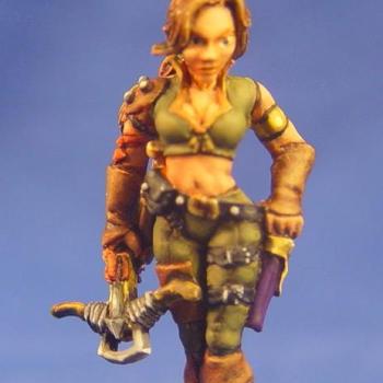 Girl with Crossbow by John Lee