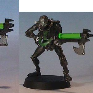 Necron Warrior by Telrin
