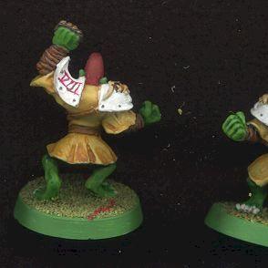 Blood Bowl Chaos Dwarf Hobgoblin Runner by hondaluth