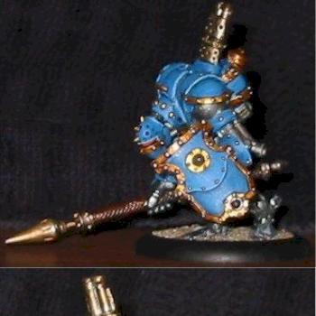 Converted Talon - painted in Cygnar style scheme by Justin Kase