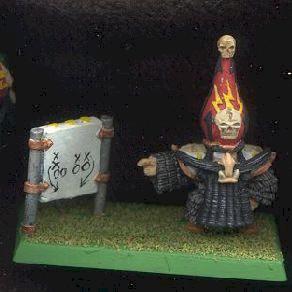 Blood Bowl Chaos Dwarf Apothicary and Coach by hondaluth
