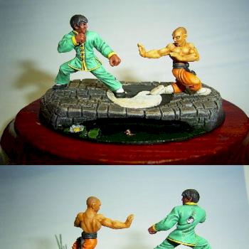 Tanshiro vs Osato by paintbrushmonkey