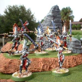 Eldar Howling Banshees Squad by Moepho