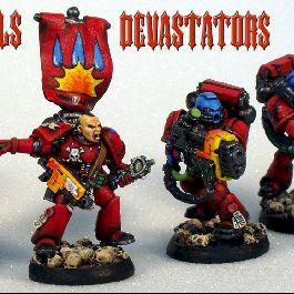Blood Angel Devastators by senseipcm