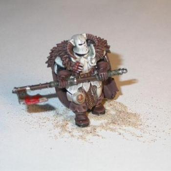 Chaos warrior with great weapon by Jasio