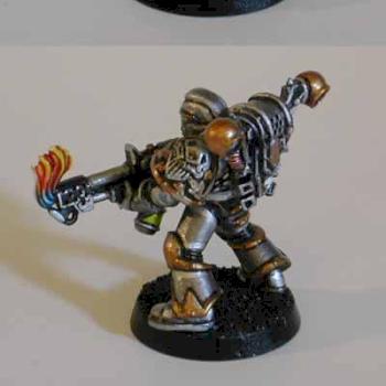 Iron Warrior with Flamer by LuckyNo.5
