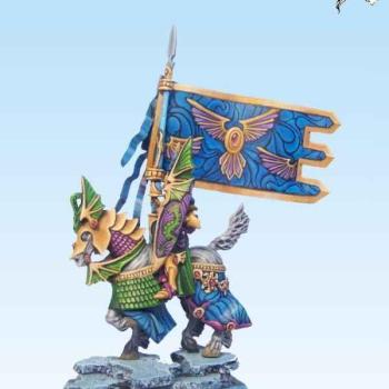 High Elf Standard Bearer by Black Gobbo