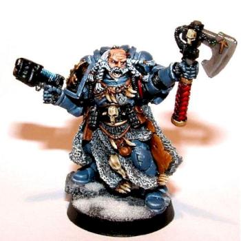 Space Wolf Rune Priest by EpistolarySalvus
