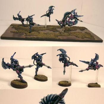 Baharroth and Swooping Hawks by RoguePainter