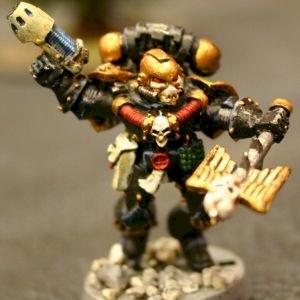 Space Marine Chaplain by Spiritbw
