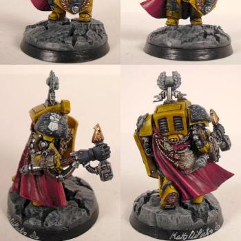 Captain Lysander of the Imperial Fists by RoguePainter