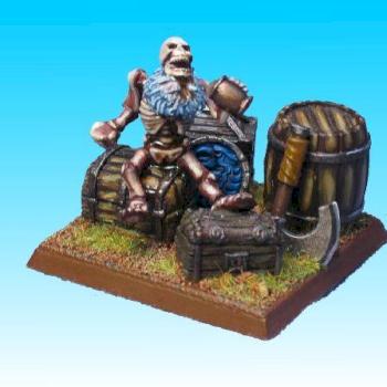 Undead Dwarf Skellies: Unit Center piece by Spanky 100